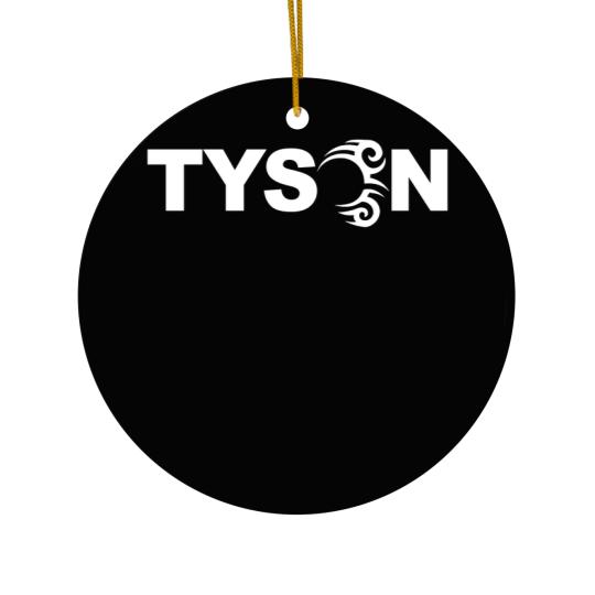 Discover Mike Tyson Tattoo Graphic Unisex Ceramic Ornaments