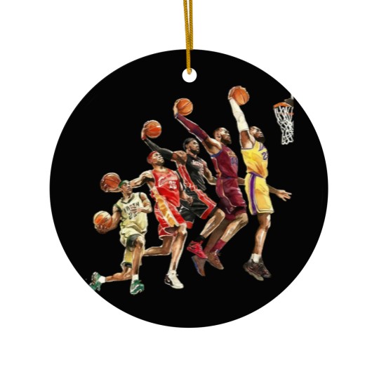 Discover The Evolution of lebron James, LeBron James'   Evolu Ceramic Ornaments