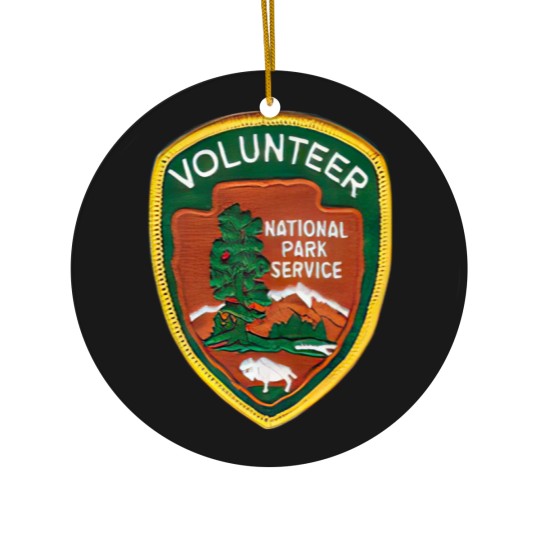 Discover U S National Park Service Volunteer Ceramic Ornaments