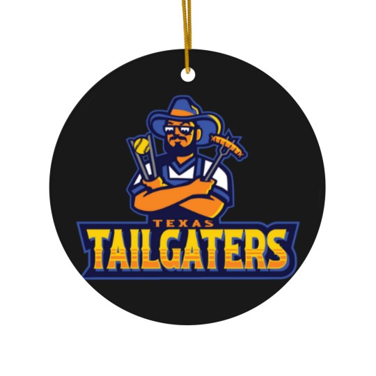 Discover Texas Tailgaters With Bbq And Sports Theme For Game Day Enthusiasts Ceramic Ornaments