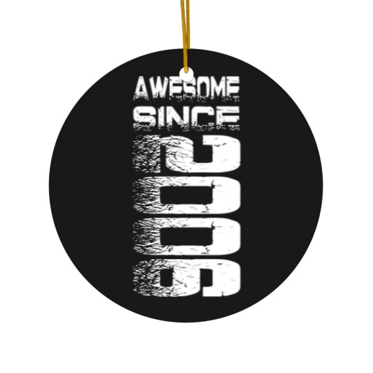 Discover Awesome Since Vintage 2006 Birthday Ceramic Ornaments