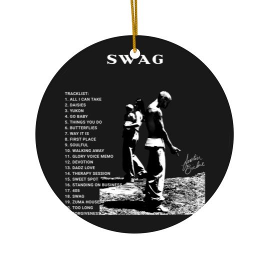 Discover justin Bieber SWAG Ceramic Ornaments Album Launch Exclusive