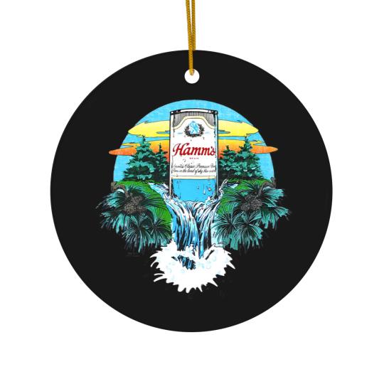 Discover Hamm's Beer 1970s Ceramic Ornaments