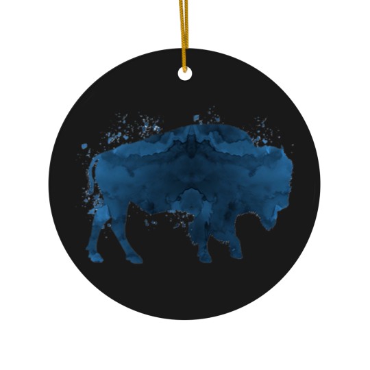 Discover Buffalo / Bison Ceramic Ornaments