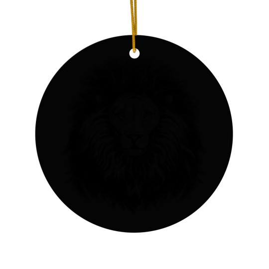 Discover lion_with_big_hair Ceramic Ornaments