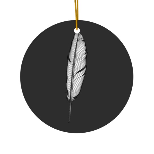 Discover 04 feather 4 png vectorstock 7188867 Ceramic Ornaments