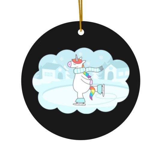 Discover Unicorn Xmas 2017 Ceramic Ornaments High Quality
