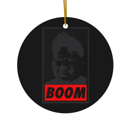 Discover Kim Jong Un Boom Ceramic Ornaments