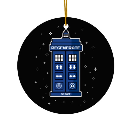 Discover Cheating Time and Space Ceramic Ornaments