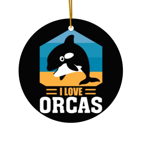 Discover Orca whale gift Ceramic Ornaments