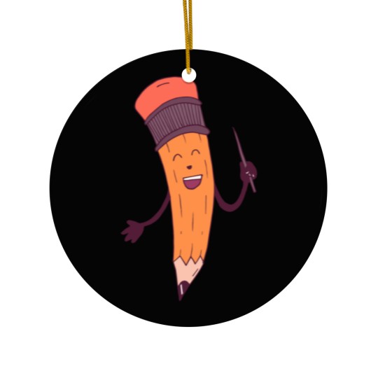 Discover pencil teacher Ceramic Ornaments