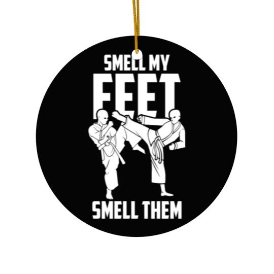 Discover Smell My Feet| Karate Students| High Kick Ceramic Ornaments