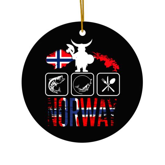 Discover norway Ceramic Ornaments