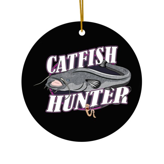 Discover Catfish Gift Mudcat Fisherman wels catfish Ceramic Ornaments