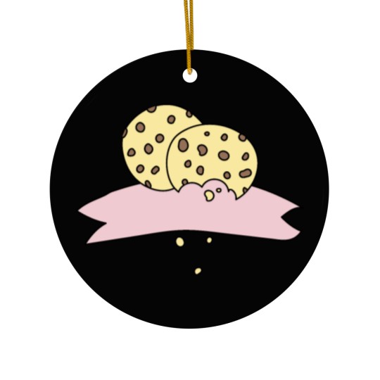 Discover Cookies Chocolate Bakery Hand Drawn Doodle Ceramic Ornaments