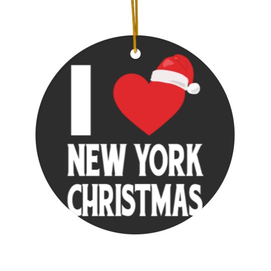 Discover Christmastime is here in New York City Ceramic Ornaments