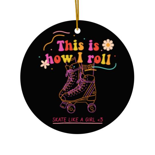 Discover roller skates Ceramic Ornaments