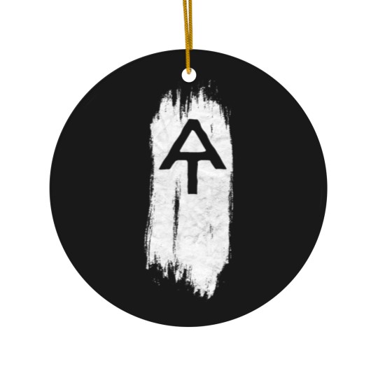 Discover White Blaze Appalachian Trail AT Minimalist Hiking Ceramic Ornaments