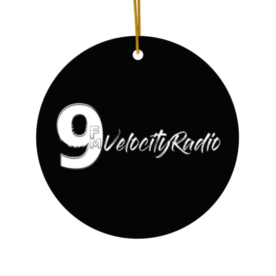 Discover White 9FM Radio Ceramic Ornaments