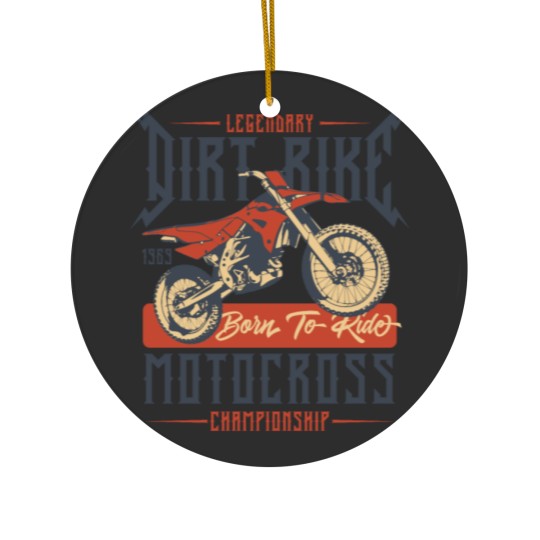 Discover Legendary Dirt Bike Motocross Championship 1969 Ceramic Ornaments