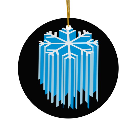 Discover Snowflake 3D Ceramic Ornaments