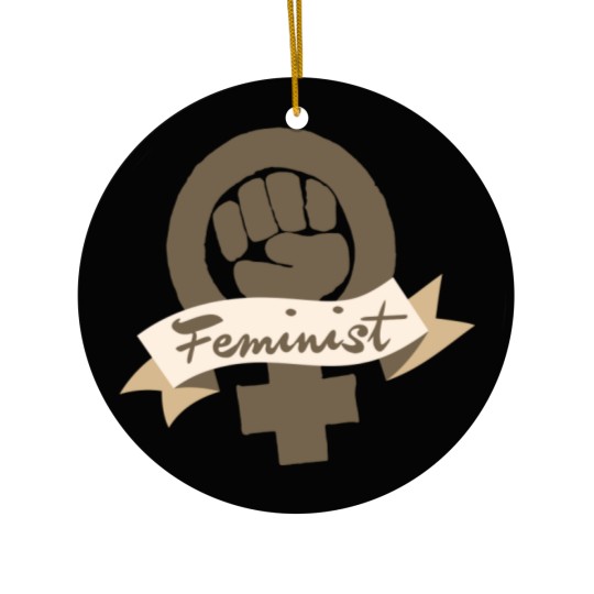 Discover Feminist symbol Ceramic Ornaments