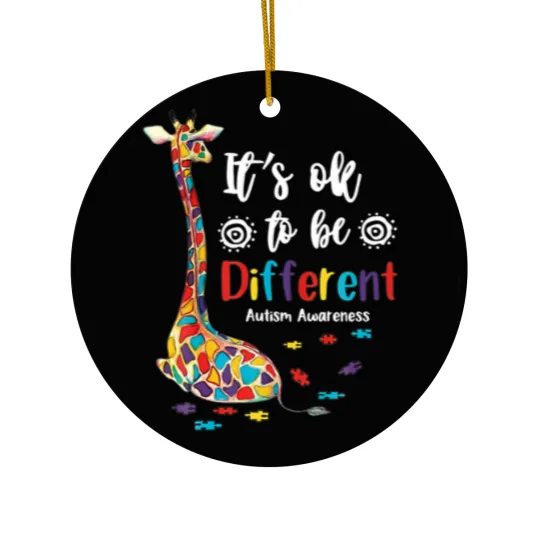 Discover April 2Nd It's Ok Tobe Different Autism Awareness Ceramic Ornaments