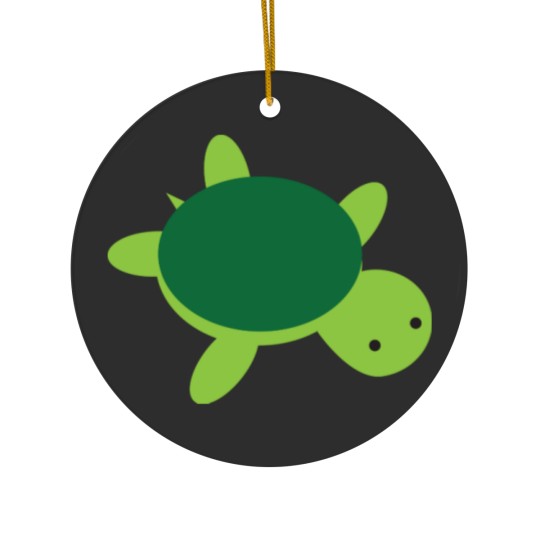 Discover Cute Green Turtle Ceramic Ornaments
