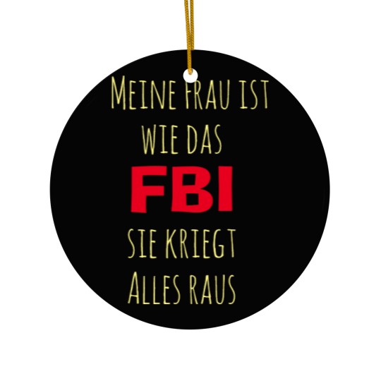 Discover Women and the FBI Ceramic Ornaments