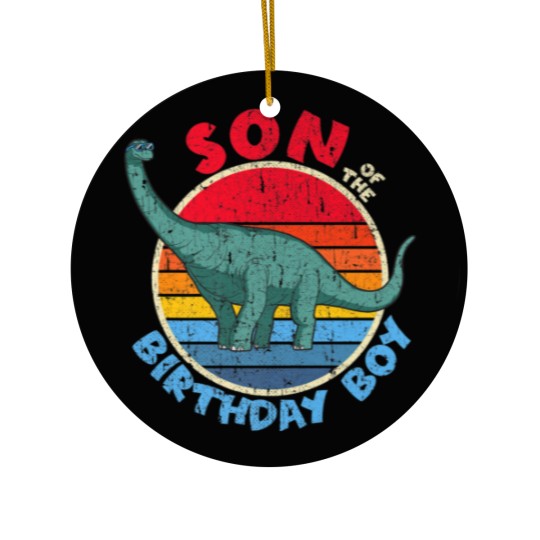 Discover Boy Birthday I Son I Brachiosaurus I Family Matchi Ceramic Ornaments