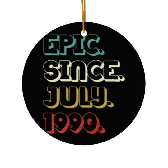 Discover 32 Years Old Epic Since July 1990 32Nd Birthday Gi Ceramic Ornaments