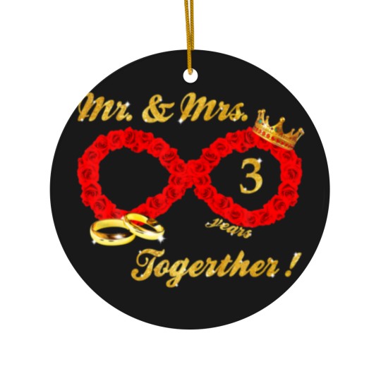 Discover Rose Mr Mrs Infinite Love Together Married Couple Ceramic Ornaments