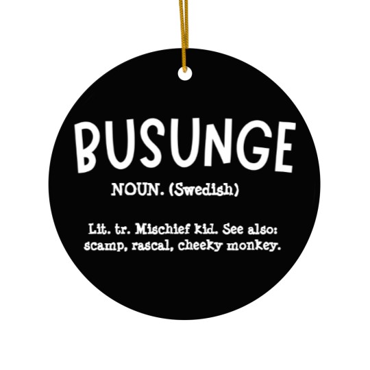 Discover Fun 'Busunge' Swedish Boys' Ceramic Ornaments