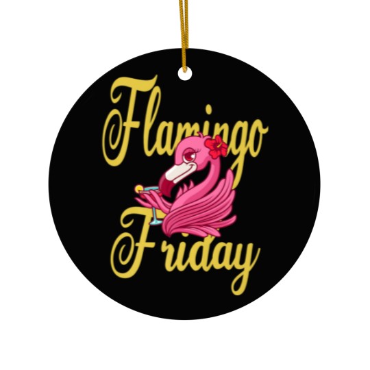 Discover Flamingo Friday Ceramic Ornaments