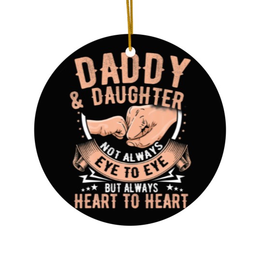 Discover Fathers Day T From Daughter Daddy Papa Gift Padre Ceramic Ornaments
