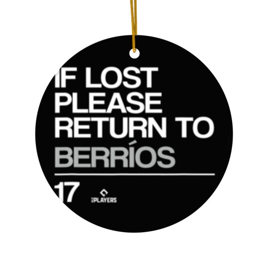Discover Lost Return To Jose Berrios Funny Toronto Baseball Ceramic Ornaments