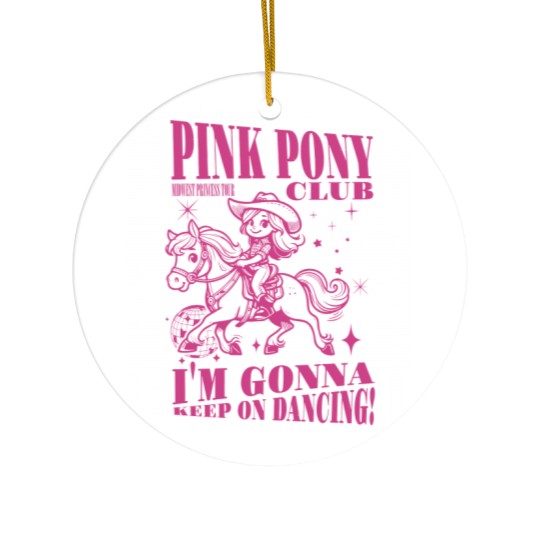 Discover Pink Pony Club Kid Ceramic Ornaments, Chappell Roan Youth Ceramic Ornaments, Midwest Princess Tour