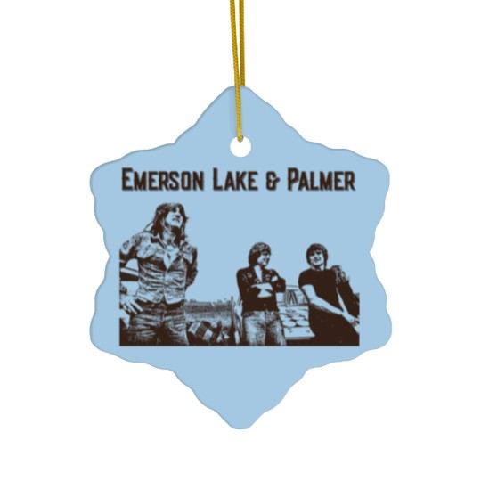 Discover Emerson Lake and Palmer 14 Ceramic Ornaments