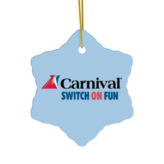 Discover Carnival cruise (2) Ceramic Ornaments