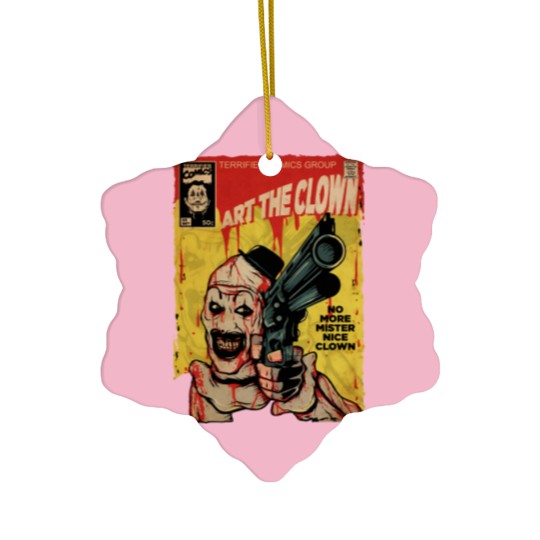 Discover Terrifier art the clown Ceramic Ornaments