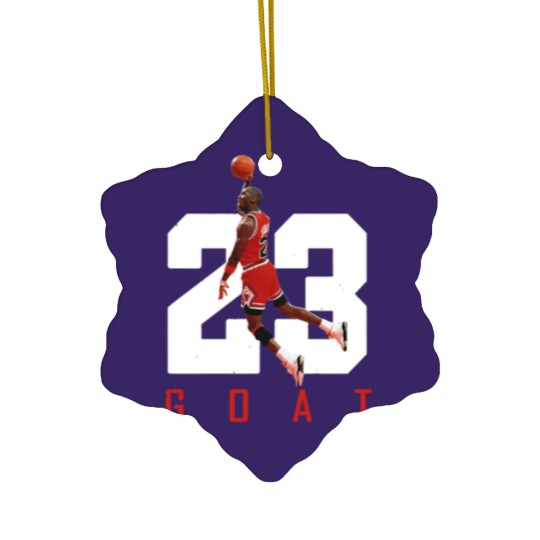 Discover Michael Jordan, MJ Goat 23  Cap, baseball caps for men Ceramic Ornaments