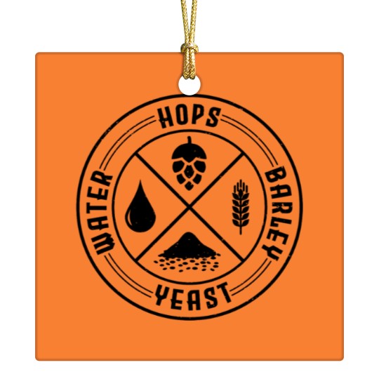 Discover Beer Brewer Homebrew Craft Beer Brewing Brewmaster Ceramic Ornaments