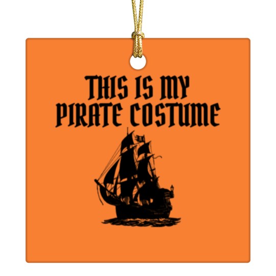 Discover This Is My Pirate Costume Pirate Halloween Pirate Ceramic Ornaments