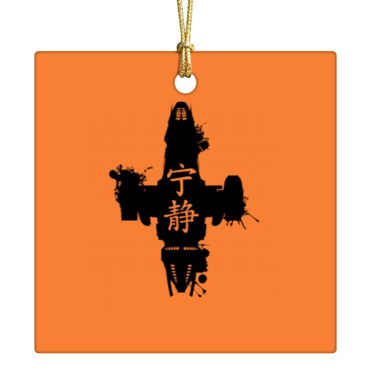 Discover Firefly Serenity Ink Blot Ceramic Ornaments