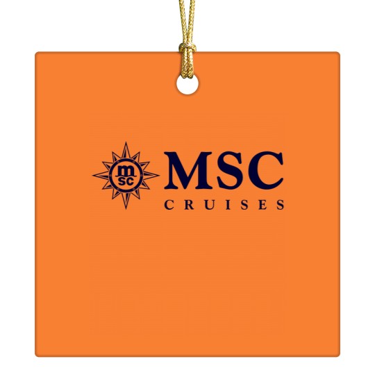 Discover MSC Cruise-Logo Ceramic Ornaments