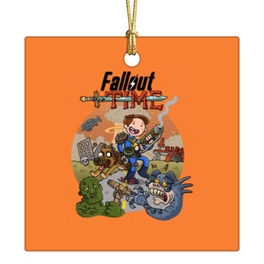 Discover Fallout X Adventure Time Ceramic Ornaments