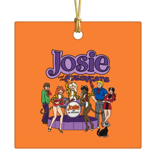 Discover Vintage 1994 Josie and The Pussycats Comic Promo Ceramic Ornaments