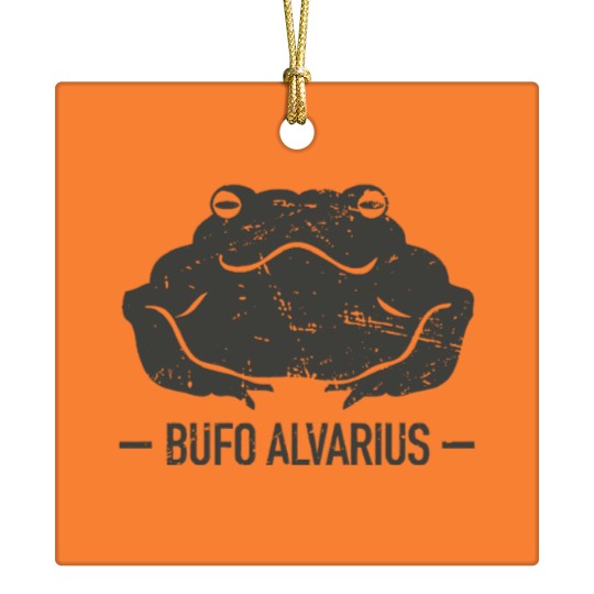 Discover Bufo Alvarius Colorado River Toad Ceramic Ornaments