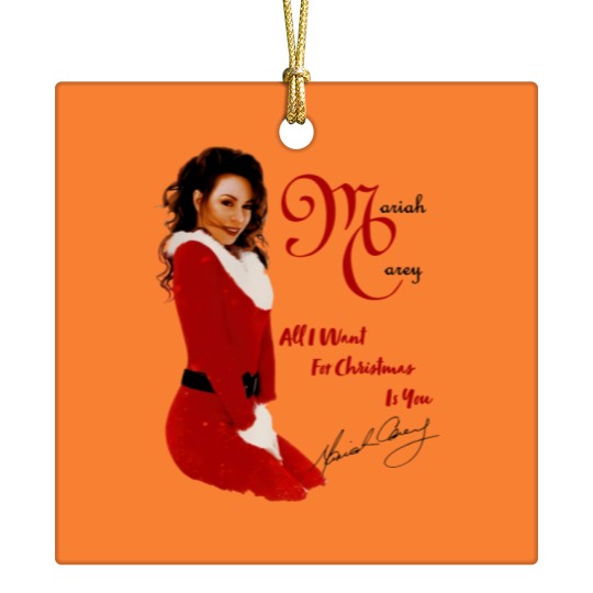 Discover Mariah Carey Christmas Ceramic Ornaments, Mariah Carey Xmas