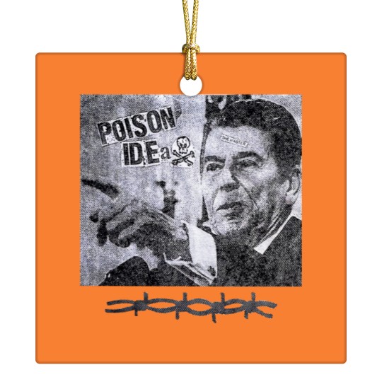 Discover Poison Idea Ceramic Ornaments Vintage Rock Punk Ceramic Ornaments